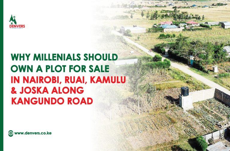 4 Reasons Why Millennials Should Own a Plot for Sale Nairobi Ruai, Kamulu & Joska Along Kangundo Road
